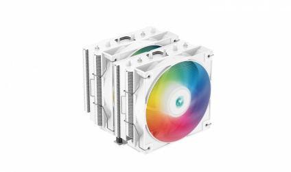 Disipador CPU DeepCool AG620 WH ARGB, 120mm, hasta 1850RPM, Blanco  