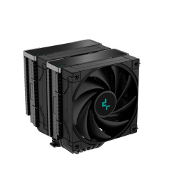 Disipador CPU DeepCool AK620 ZERO DARK, 120mm, hasta 1850RPM, Negro ― Tiene pegado espuma de empaque. 