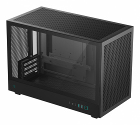 Gabinete DeepCool CH260, Micro-Tower, Micro-ATX/Mini-ITX, USB 3.0, sin Fuente, sin Ventiladores Instalados, Negro 