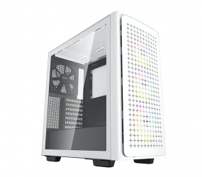 Gabinete DeepCool CK560, Midi-Tower, ATX/EATX/Micro-ATX/Mini-ITX, USB 3.0, sin Fuente, 4 Ventiladores Instalados, Blanco  