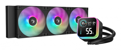 DeepCool LQ360 Enfriamiento Líquido para CPU, 3x 120mm, hasta 2400RPM, Negro  