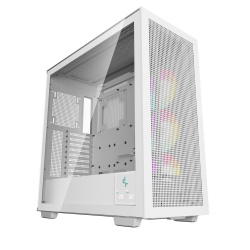 Gabinete DeepCool Morpheus WH, Full Tower, ATX/EATX/Micro-ATX/Mini-ITX, USB 3.0, sin Fuente, 1 Ventilador Instalado, Blanco 