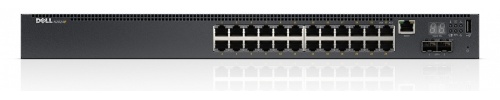 Switch Dell Gigabit Ethernet PowerConnect N2024P, 24 Puertos 10/100/1000Mbps + 2 Puertos SFP, 172 Gbit/s, 8192 Entradas - Administrable 