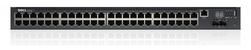 Switch Dell Gigabit Ethernet PowerConnect N2048, 48 Puertos 10/100/1000Mbps + 2 Puertos SFP+, 220 Gbit/s, 8192 Entradas - Administrable 