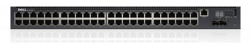 Switch Dell Gigabit Ethernet PowerConnect N2048P, 48 Puertos 10/100/1000Mbps + 2 Puertos SFP, 220 Gbit/s, 8192 Entradas - Administrable 