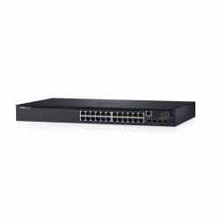 Switch Dell Gigabit Ethernet N1524, 24 Puertos 10/100/1000Mbps + 4 Puertos SFP, 128 Gbit/s, 16000 Entradas - Administrable 