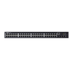 Switch Dell Gigabit Ethernet N1548, 48 Puertos 10/100/1000 Mbps + 4 SFP,  176 Gbit/s, 16000 Entradas - Administrable 