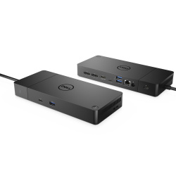 Dell Docking Station WD19TBS USB 3.2, 3x USB A 3.1, 2x USB C 3.1, 1x HDMI/1x Thunderbolt/1x RJ-45, Negro 
