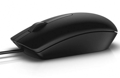 Mouse Dell MS116, Alámbrico, Óptico, 1.000DPI, USB-A, Negro 