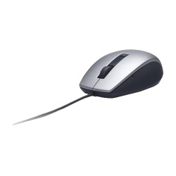 Mouse Dell Láser 331-5076, Alámbrico, USB, 1600DPI, Negro/Plata 