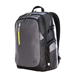 Dell Mochila Tek para Laptop 17'', Negro/Gris/Amarillo 