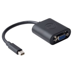 Dell Adaptador VGA Hembra - Mini DisplayPort Macho, Negro 