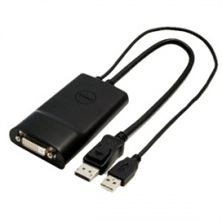 Dell Adaptador DisplayPort Macho - DVI Hembra, Negro 