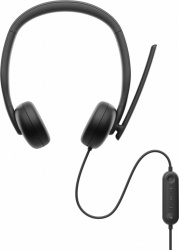 Dell Audífonos con Micrófono WH302, Alámbrico, 2 Metros, USB, Negro 