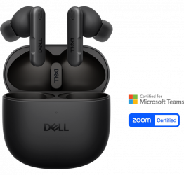 Dell Audífonos Intrauriculares con Micrófono Pro Plus Earbuds, Inalámbrico, Bluetooth, Cancelación de Ruido, Negro 