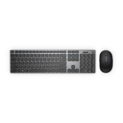 Kit de Teclado y Mouse Dell KM717, Inalámbrico, Bluetooth, Negro (Español) 