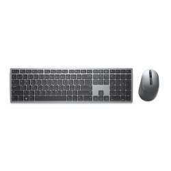 Kit de Teclado y Mouse Dell KM7321W, Inalámbrico, RF Inalámbrico/Bluetooth, Gris, Inglés 