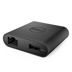 Dell Docking Station DA200 USB-C, 1x USB-A 3.1, 1x HDMI, 1x VGA, 1x RJ-45, Negro ― Garantía Limitada por 1 Año 