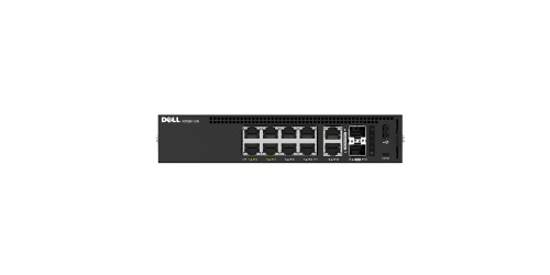 Switch Dell Gigabit Ethernet N1108P-ON, 8 Puertos 10/100/1000Mbps + 2 Puertos SFP, 24 Gbit/s, 16.000 Entradas - Administrable 