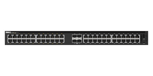 Switch Dell Gigabit Ethernet N1148P-ON, 48 Puertos 10/100/1000Mbps + 4 Puertos SFP+, 176Gbit/s, 2932 Entradas - Administrable 