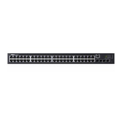 Switch Dell Gigabit Ethernet N1548P, 48 Puertos 10/100/1000Mbps + 4 Puertos SFP+, 176Gbit/s, 16000 Entradas - Administrable 
