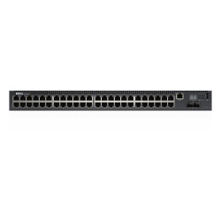 Switch Dell Gigabit Ethernet N2048P, 48 Puertos 10/100/1000Mbps + 2 Puertos SFP+, 220Gbit/s, 32000 Entradas - Administrable 