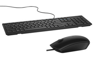 Teclado Dell KB216, Alámbrico, USB, Negro (Español) ― incluye Mouse Dell MS116 