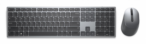 Kit de Teclado y Mouse Dell KM7321W, Inalámbrico, RF Inalámbrico/Bluetooth, Gris, Español 