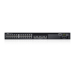 Switch Dell Gigabit Ethernet EMC PowerSwitch N2128PX-ON, 28 Puertos 10/100/1000, 192Gbit/s, 32.000 Entradas - Administrable (2020) ― Garantía Limitada por 1 Año 