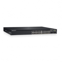 Switch Dell Gigabit Ethernet N3224P-ON, 24 Puertos PoE 10/100/1000Mbps + 4 Puertos SFP+ +2 Puertos QSFP, 30W ― Administrable 