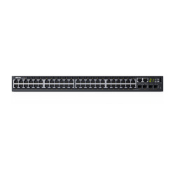 Switch Dell Gigabit Ethernet S3148P, 48 Puertos PoE+ 10/100/1000 Mbps + 2 Puertos SFP, 1500W, 260 Gbit/s, 56.000 Entradas - Administrable 