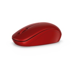 Mouse Dell Óptico WM126, Inalámbrico, USB, 1000DPI, Rojo 