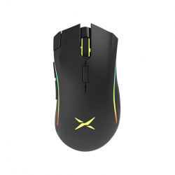 Mouse Gamer Delux Óptico M625PLUS, Inalámbrico, USB, 5000DPI, Negro 