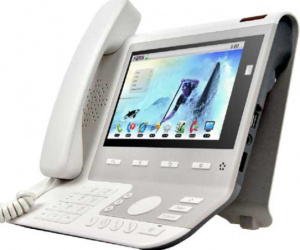 Teléfono VoIP avanzado con pantalla táctil LCD en color de 7