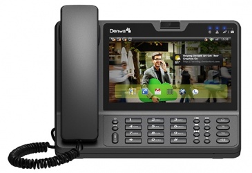 Denwa Videoteléfono IP DW-820G con Pantalla Tactil, Gigabit Ethernet, Bluetooth, Android 4.2, Negro 
