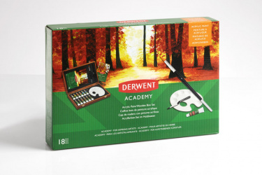 Derwent Set de Pintura Acrílica para Arte Academy, 12ml, Colores Surtidos 