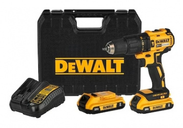 DeWALT Taladro de Batería DCD7781D2-B3, Inalámbrico, 1/2”, 20V, Negro/Amarillo 