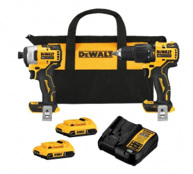 DeWALT Taladro de Batería DCK276D1E1, Reversible, 1/2