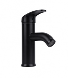 Dica Monomando para Lavabo de Baño 4434.2, 0.25 kg/cm², Negro 