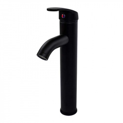Dica Monomando para Lavabo de Baño 4435.2, 0.25 kg/cm², Negro 