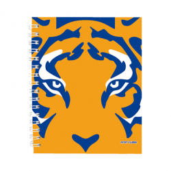 Dietrix Cuaderno Profesional First Class Club Tigres UANL, 80 hojas de Raya, Multicolor 