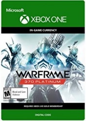 Warframe: 370 Platinum, Xbox One ― Producto Digital Descargable 