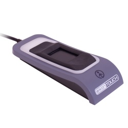 Digital Persona Lector de Huella Digital EikonTouch 510, USB 2.0, Negro/Azul/Gris 