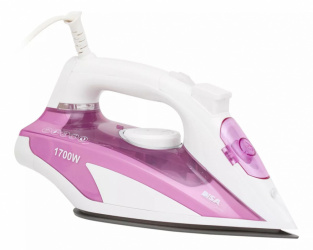 Disa Plancha de Vapor Iron Essential, 1700W, 0.35 Litros, Blanco/Rosa 