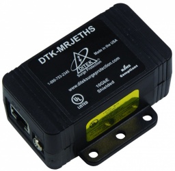 Ditek Protector PoE DTK-MRJETHS Gigabit Ethernet, 2x RJ-45, 48V 