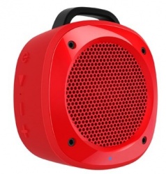 Divoom Bocina Portátil Airbeat-10, Bluetooth, Inalámbrico, 3.5W RMS, Rojo - Resistente al Agua 
