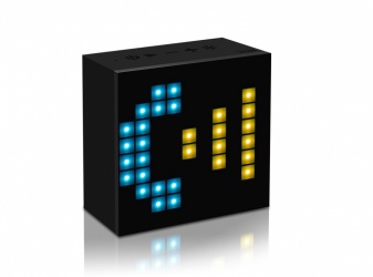 Divoom Smart Bocina Portátil AuraBulb con Lámpara LED, Bluetooth, Inalámbrico, 5W RMS, Negro 