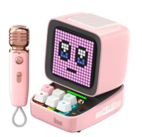 Divoom Pantalla Informativa Pixel Art DitooMic, Rosa 