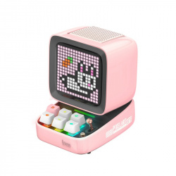 Divoom Pantalla Informativa Pixel Art Ditoo-Pro Retro, Rosa 