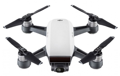 Drone DJI Spark Fly More Combo con Cámara 12MP, 4 Rotores, 30 Metros, Negro/Blanco 